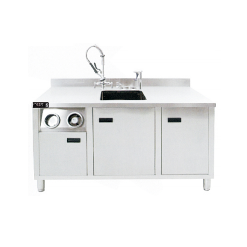 Series 1500 - With Backrest Cup Dispenser + Sink + Wastebasket